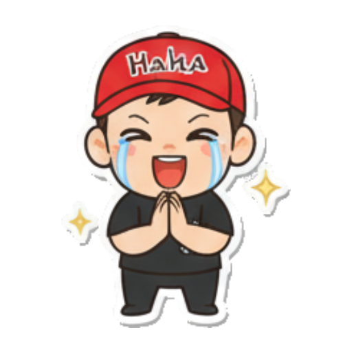 Holding red heart, loving Chibi Boy Expressive Stickers sticker for expressive chats and social replies.