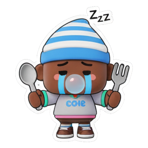 挥舞啦啦队花球欢呼 Coie's Sprout Expressions sticker for expressive chats and social replies.
