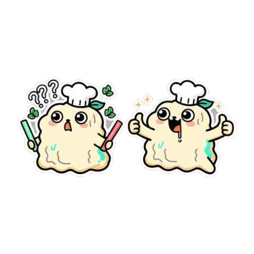 困惑思考问号脸 Chef Blob's Daily Life sticker for expressive chats and social replies.