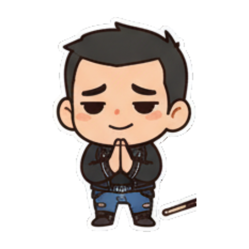 Sticker 5 from AI Sticker Pack, designed for expressive chats, social replies, and everyday reactions.