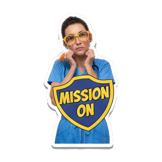 快速传达信息的表情包。 Medical Pro Emotions sticker for expressive chats and social replies.