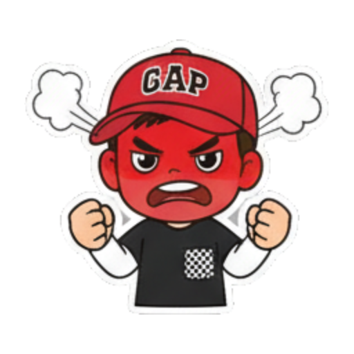 困惑男孩满头问号 Chibi Boy Expressive Stickers sticker for expressive chats and social replies.
