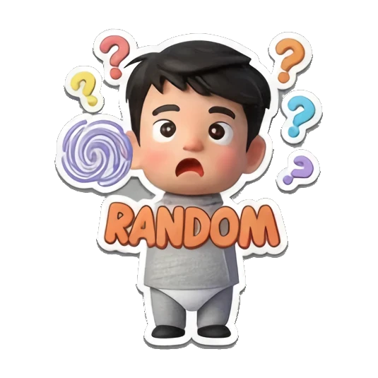 小男孩随机思考 Little Boy Daily Adventures sticker for expressive chats and social replies.