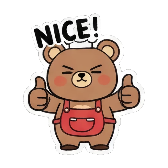 Sticker 6 from AI Sticker Pack, designed for expressive chats, social replies, and everyday reactions.