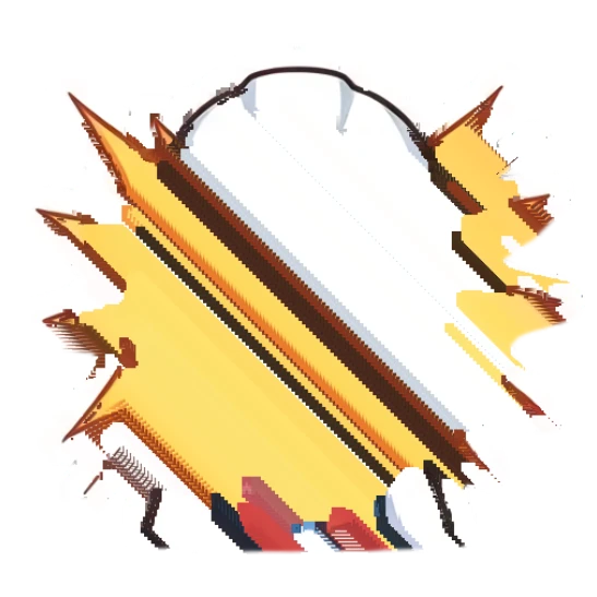 Male worker shocked with lightning background Hard Hat Heroes sticker for expressive chats and social replies.