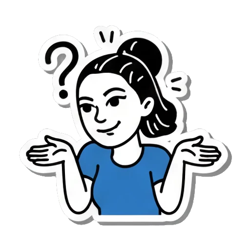 女孩嘘声SHHH Pop Art Girl Expressions sticker for expressive chats and social replies.