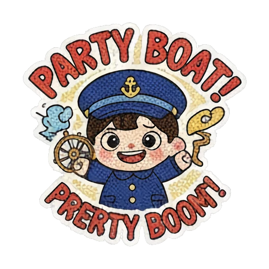 船长指引方向 Little Sailor's Nautical Adventures sticker for expressive chats and social replies.