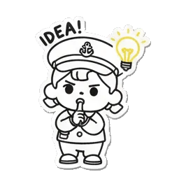 水手开心欢呼 Sailor's Expressive Adventures sticker for expressive chats and social replies.