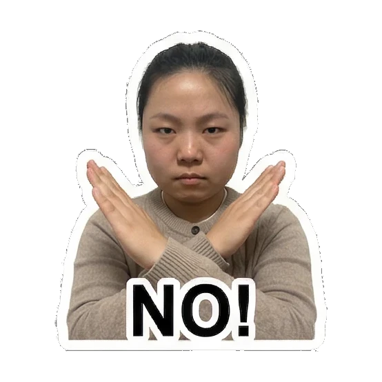 Sticker 5 from AI Sticker Pack, designed for expressive chats, social replies, and everyday reactions.