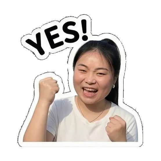 Sticker 15 from AI Sticker Pack, designed for expressive chats, social replies, and everyday reactions.