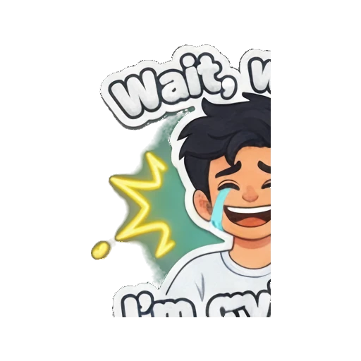 Boy with hands together in prayer pose Playful Boy Daily Vibes sticker for expressive chats and social replies.