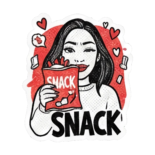 厌烦喝茶SICK OF IT Gritty Girl Moods sticker for expressive chats and social replies.