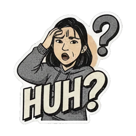 大笑表情BIG MOOD Streetwear Girl Vibes sticker for expressive chats and social replies.