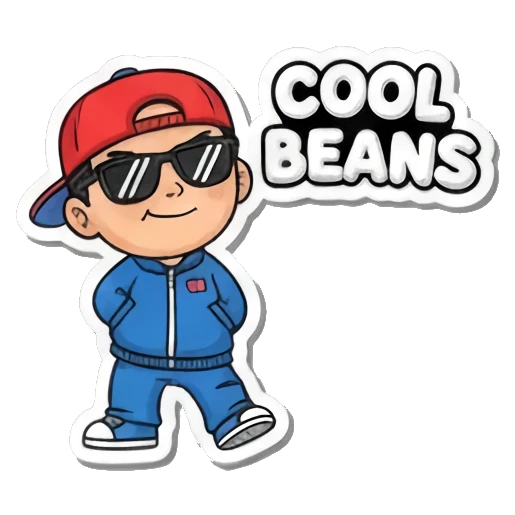 Boy dancing with boombox Street Style Hip-Hop Boy sticker for expressive chats and social replies.