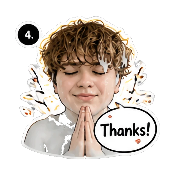 cartoon happy Mood Story 03057497 sticker for expressive chats and social replies.
