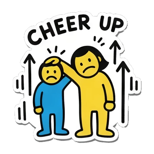 女孩抱着爱心 Pop Art Girl Expressions sticker for expressive chats and social replies.