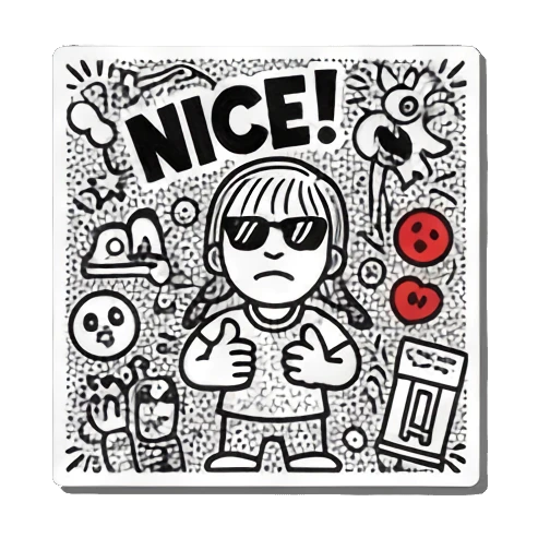 Sticker 14 from AI Sticker Pack, designed for expressive chats, social replies, and everyday reactions.