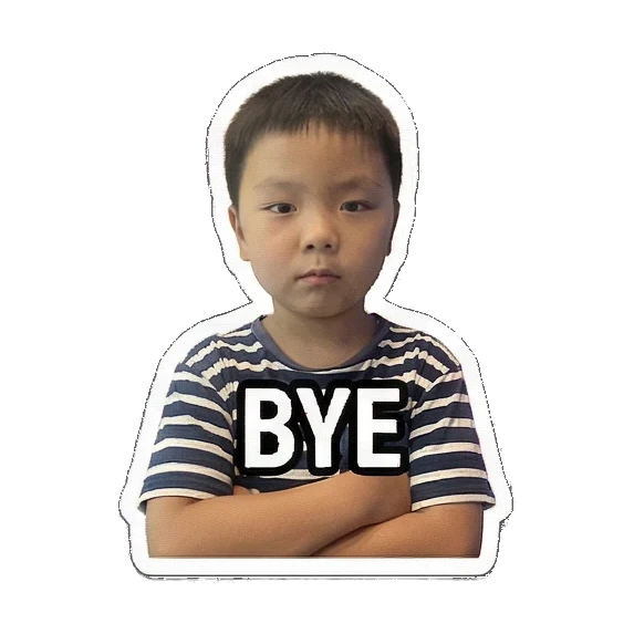 Sticker 16 from Sticker Pack 130a7058, designed for expressive chats, social replies, and everyday reactions.