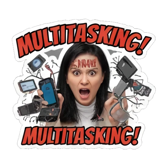 深夜加班的困倦 Grumpy Workaholic Life sticker for expressive chats and social replies.