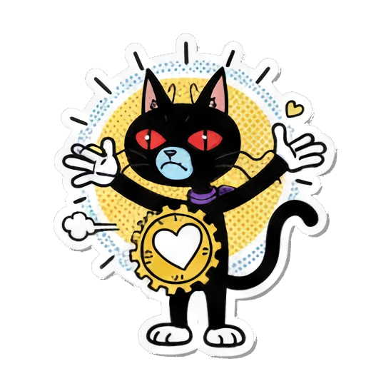 Sticker 2 from AI Sticker Pack, designed for expressive chats, social replies, and everyday reactions.
