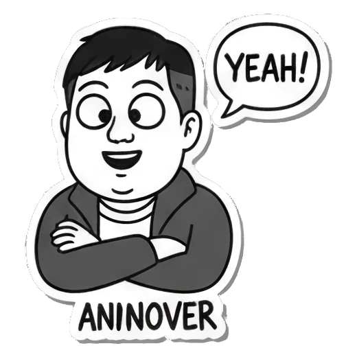 摊手无奈配Whatever Everyday Man Moods sticker for expressive chats and social replies.