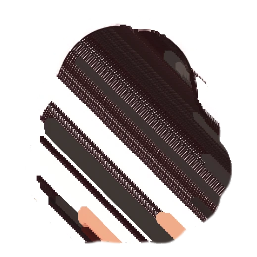 Curly-haired girl blushing and covering her face Curly Haired Girl Daily Life sticker for expressive chats and social replies.