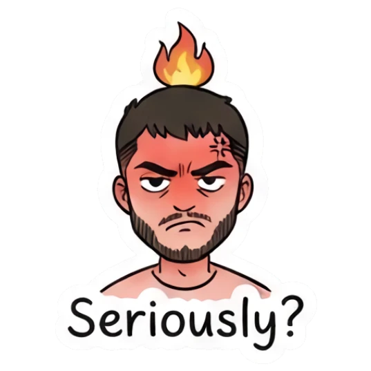 Sticker 7 from Mood Story b9188feb, designed for expressive chats, social replies, and everyday reactions.