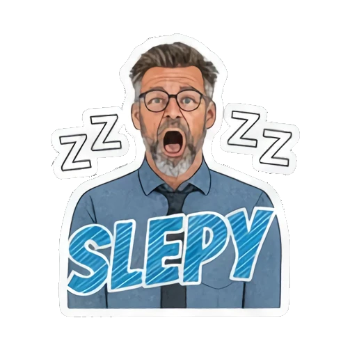 白色描边设计 Mr. Expressive: Daily Reactions sticker for expressive chats and social replies.