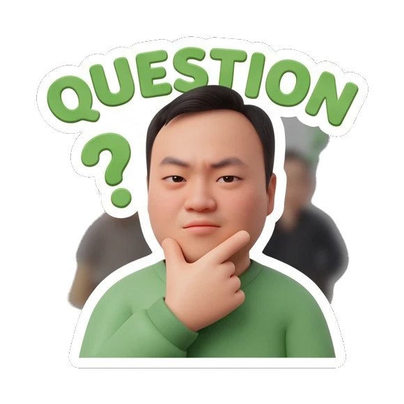 托腮思考 Modern Guy Daily Vibes sticker for expressive chats and social replies.