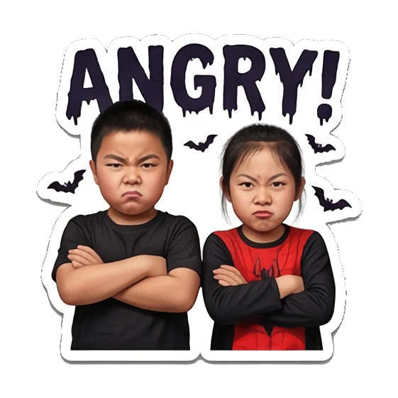 Sticker 4 from AI Sticker Pack, designed for expressive chats, social replies, and everyday reactions.