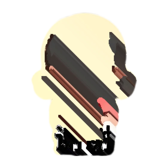Grateful girl with hands pressed together in prayer, glowing aura. Cheerful Little Girl Daily sticker for expressive chats and social replies.