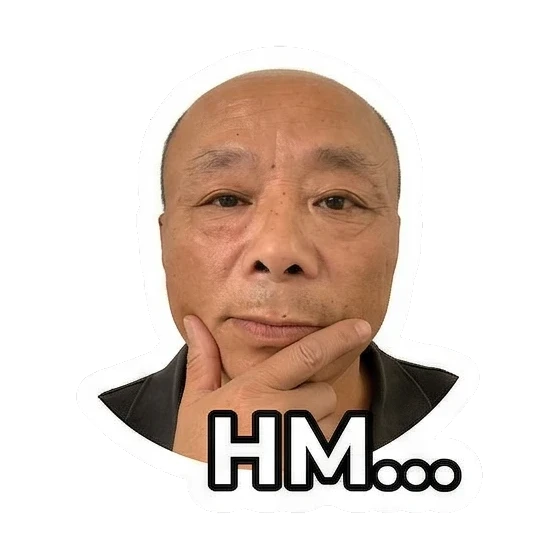 Sticker 3 from AI Sticker Pack, designed for expressive chats, social replies, and everyday reactions.