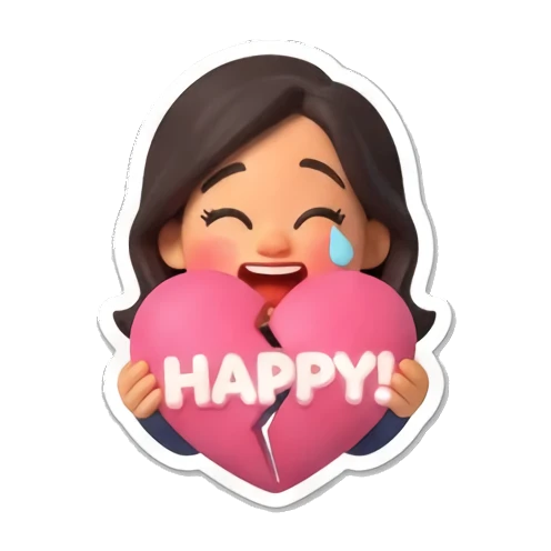 职场女性抱着破碎的心 Office Lady Daily Life sticker for expressive chats and social replies.