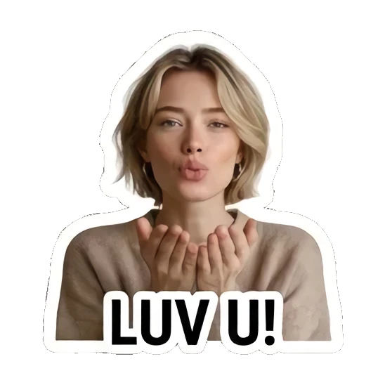Sticker 10 from AI Sticker Pack, designed for expressive chats, social replies, and everyday reactions.