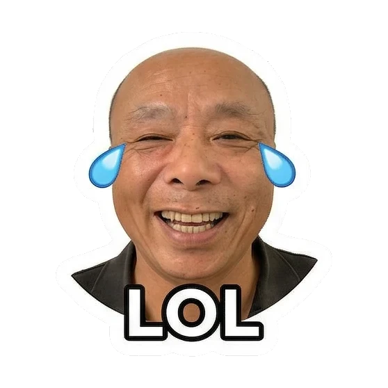 Sticker 1 from AI Sticker Pack, designed for expressive chats, social replies, and everyday reactions.