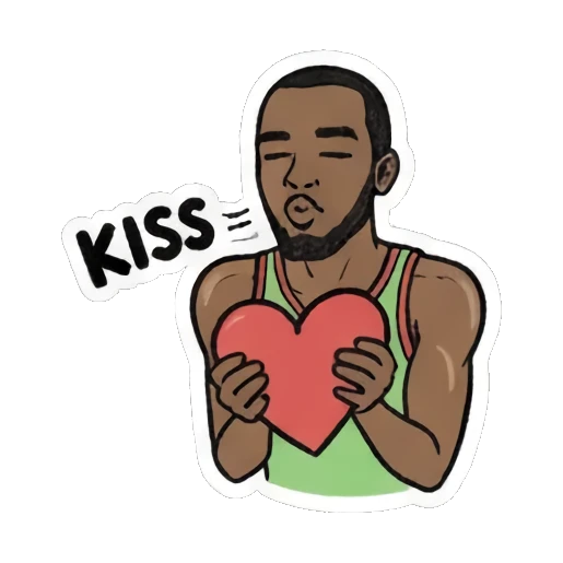 Man hugging himself for comfort with text CHEER UP Cool Guy Daily Vibes sticker for expressive chats and social replies.