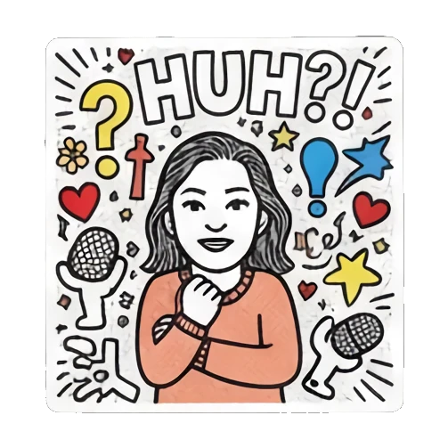 女孩一脸疑惑 Pop Art Girl Daily Vibes sticker for expressive chats and social replies.