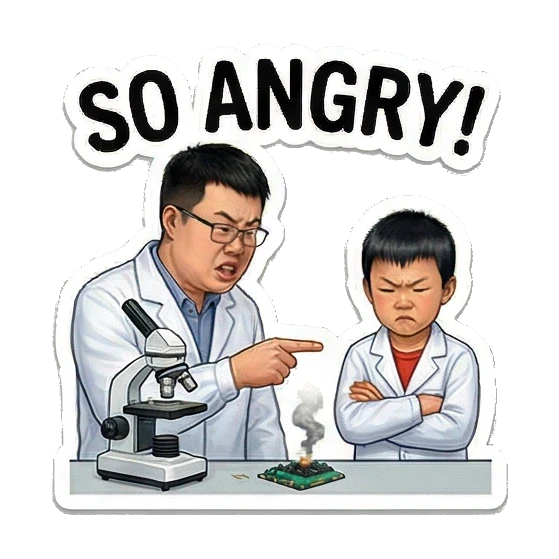 Sticker 4 from AI Sticker Pack, designed for expressive chats, social replies, and everyday reactions.