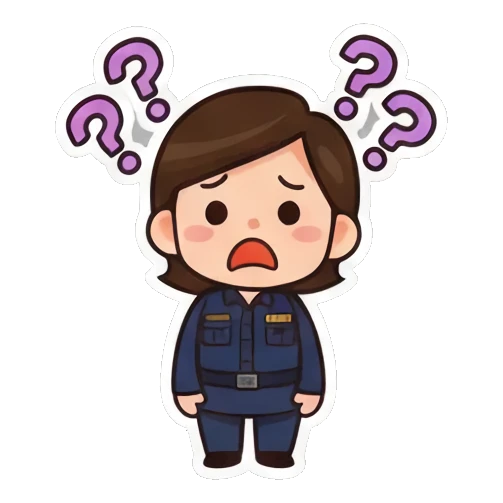 女警欢呼雀跃 Chibi Officer's Daily Life sticker for expressive chats and social replies.