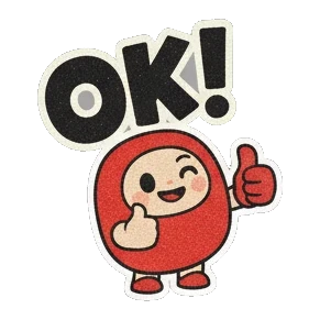 Sticker 1 from AI Sticker Pack, designed for expressive chats, social replies, and everyday reactions.