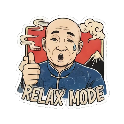 大叔比心表达爱意 Bald Uncle Lunar New Year sticker for expressive chats and social replies.