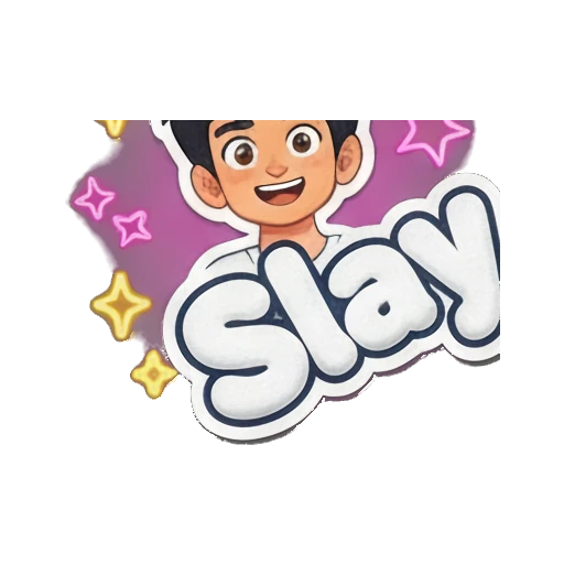 Boy clapping hands with text Clap clap Playful Boy Daily Vibes sticker for expressive chats and social replies.