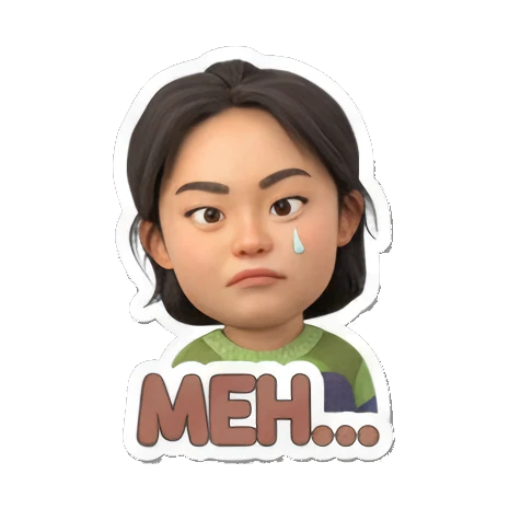 活力女孩，展现丰富情感 Cute Girl's Daily Moods sticker for expressive chats and social replies.