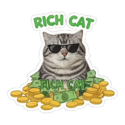 猫 大笑 Grumpy Tabby Daily sticker for expressive chats and social replies.