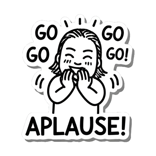 Sticker 10 from AI Sticker Pack, designed for expressive chats, social replies, and everyday reactions.