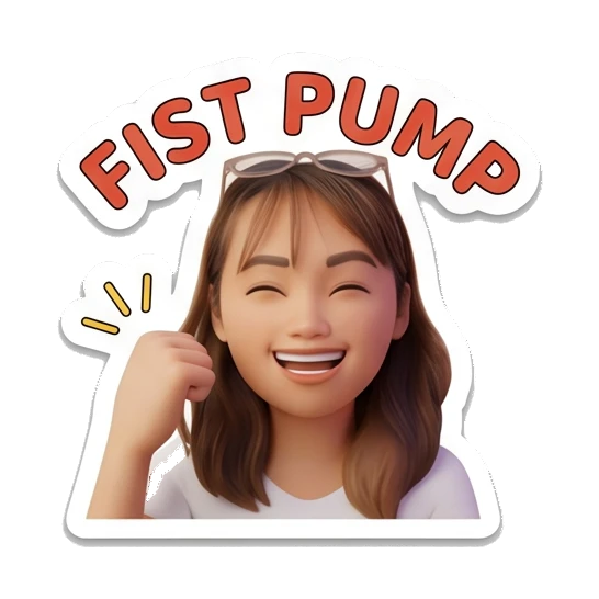 Sticker 14 from AI Sticker Pack, designed for expressive chats, social replies, and everyday reactions.