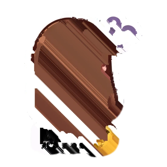 Thoughtful girl resting chin on hand Sweet Girl Daily Expressions sticker for expressive chats and social replies.