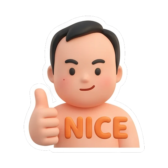 男孩竖起大拇指点赞 Summer Boy Adventures sticker for expressive chats and social replies.