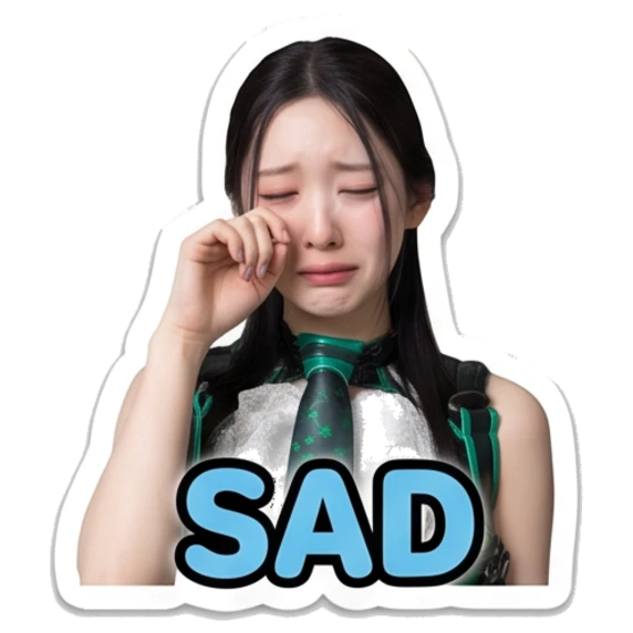 Sticker 4 from AI Sticker Pack, designed for expressive chats, social replies, and everyday reactions.