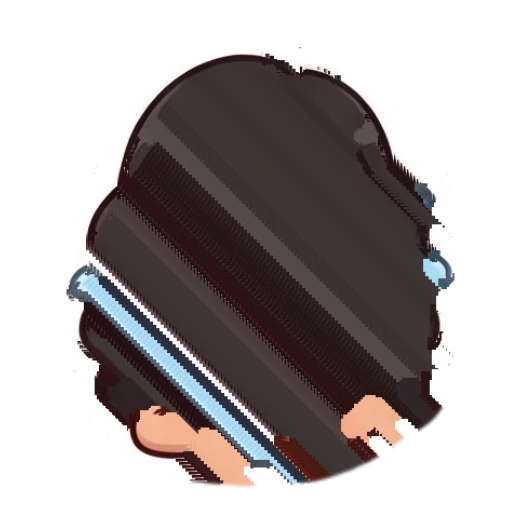 Curly-haired girl laughing heartily with tears of joy Curly Haired Girl Daily Life sticker for expressive chats and social replies.